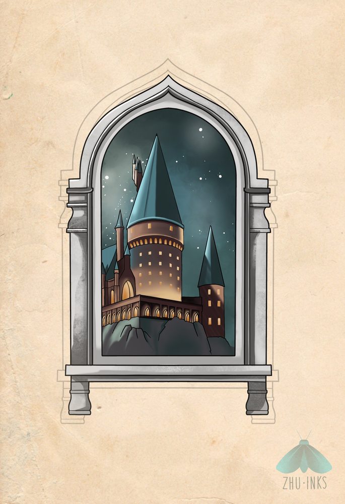 Hogwarts by Night