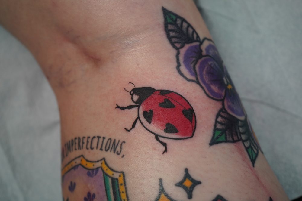 Color tattoo by Zhu Inks - San Diego