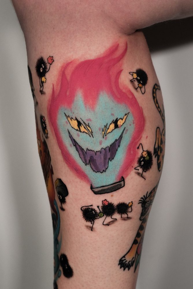 Color tattoo by Zhu Inks - San Diego