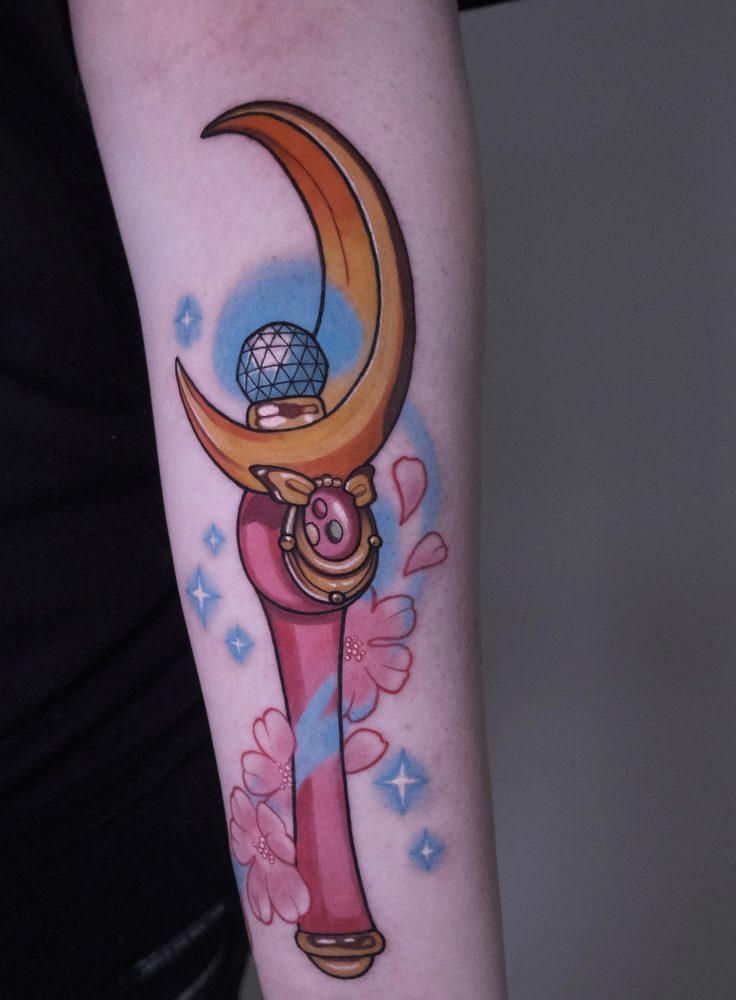 Color tattoo by Zhu Inks - San Diego