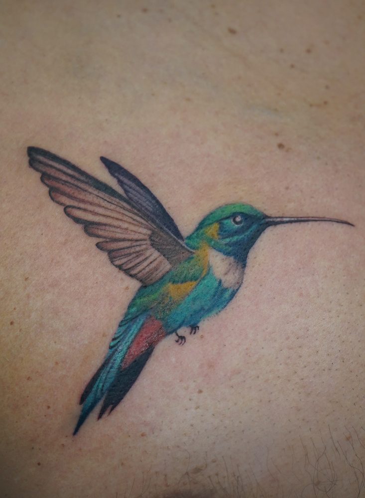 Color tattoo by Zhu Inks - San Diego