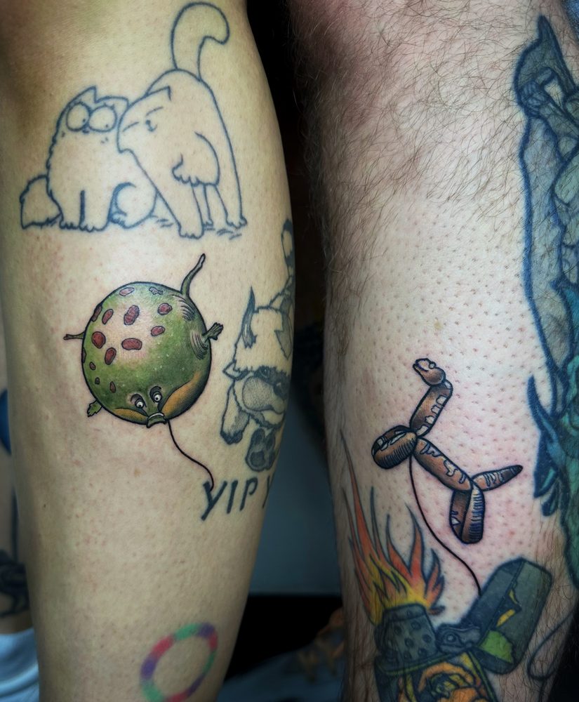 Color tattoo by Zhu Inks - San Diego
