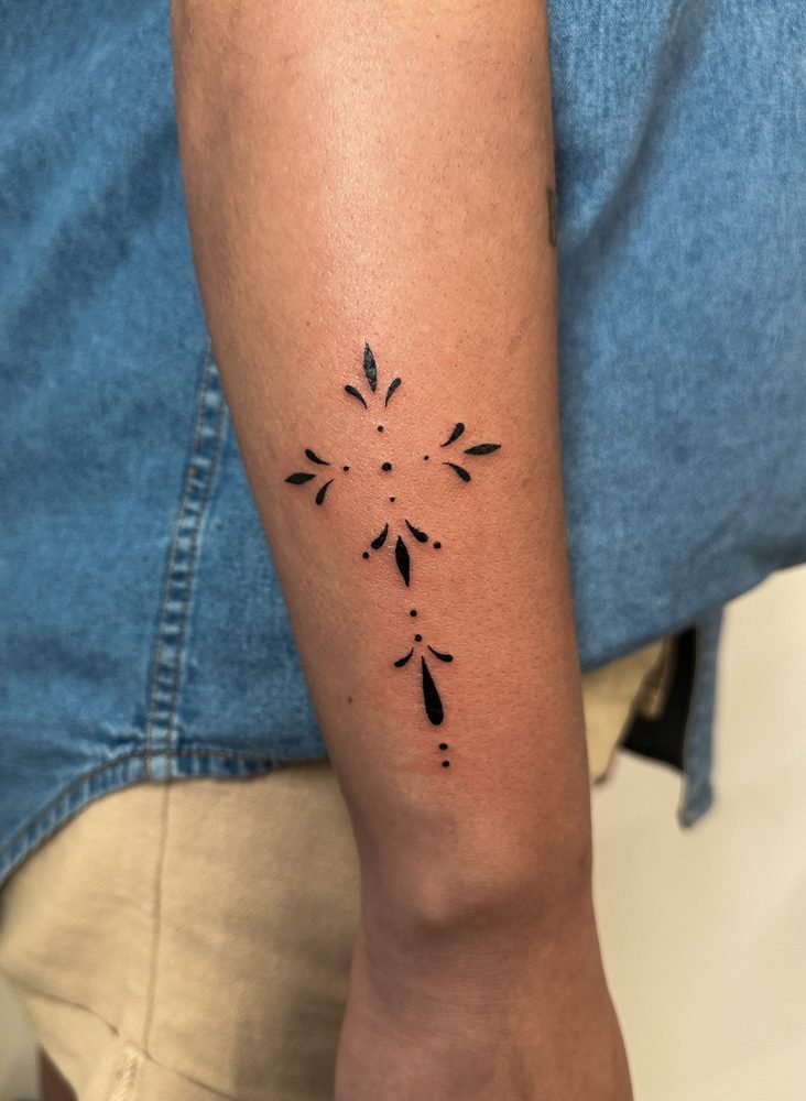 Fine Line tattoo by Zhu Inks - San Diego