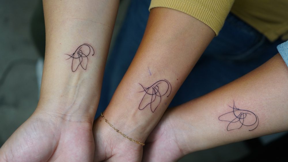 Fine Line tattoo by Zhu Inks - San Diego